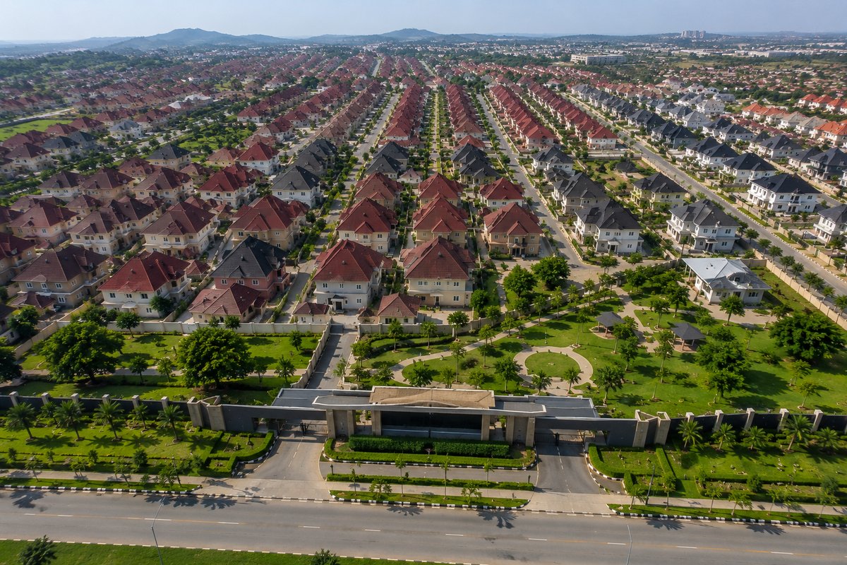 Abuja Estate — Aerial View